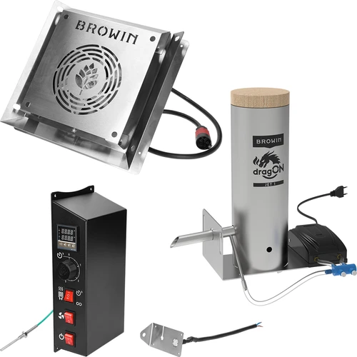 Kehyksetön dragON PLYWOOD NATURE -savustinkaappi digitaalisella ohjaimella, 200L - 7