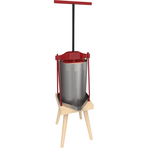 Kehysprensa hedelmille – metallikorilla, 10L - 3