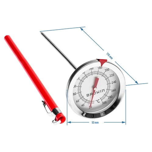 Keittiölämpömittari (0°C - +300°C) 17,5cm - 2