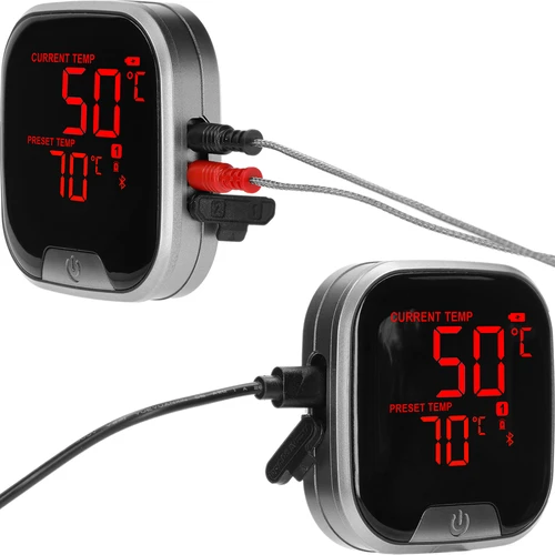 Keittiölämpömittari Bluetoothilla, 2 anturia - 4