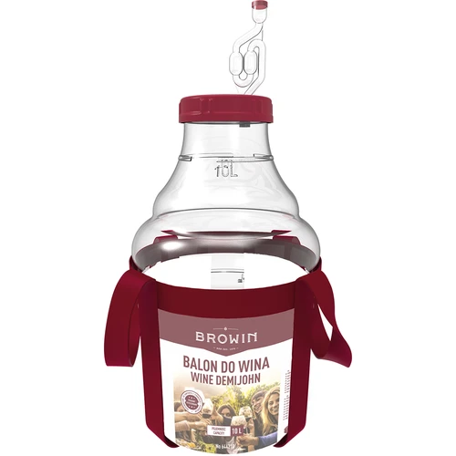 Kevyt, särkymätön viinipallo hihnoilla, 10 L - 3