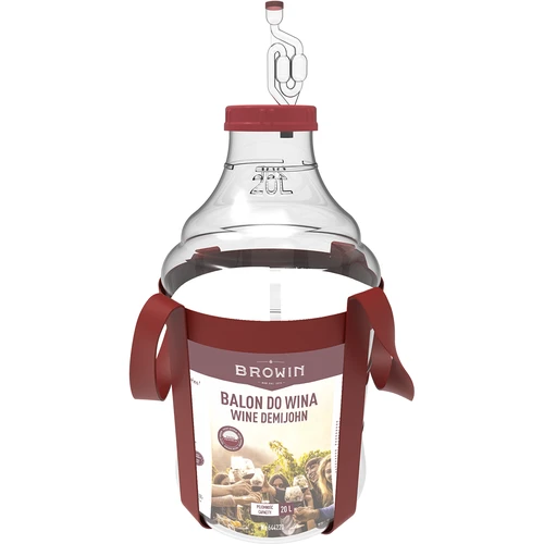 Kevyt, särkymätön viinipallo hihnoilla, 20 L - 3