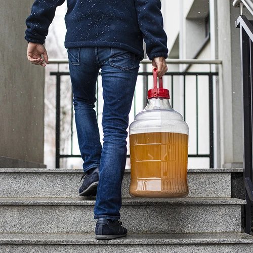 Kevyt, särkymätön viinipallo, jossa kahva, 25 L - 16