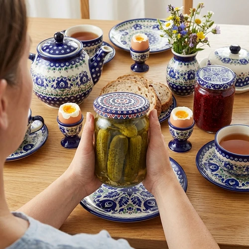 Kierrekansi, painettu kuosi Keramiikka 2, fi 82/6, 10 kpl - 5