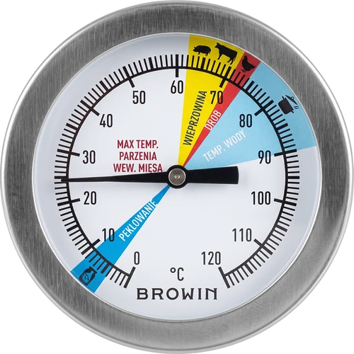 Kinkkupuristimen mittari 1,5 kg ja 3 kg (0°C - +120°C) 12,5 cm - 2