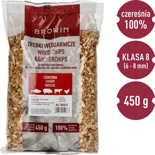 Kirsikkasavuhake savustukseen ja grillaukseen, 450 g, luokka 8 - 3