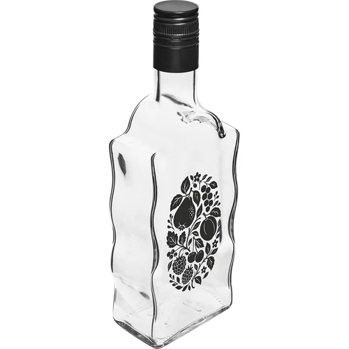 Klasztorna-pullo 500 ml kierrekorkilla ja painatuksella "Hedelmät", kuvio 1  - 1 