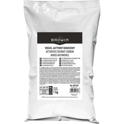 Kookospähkinäaktiivihiili 1 kg  - 1 