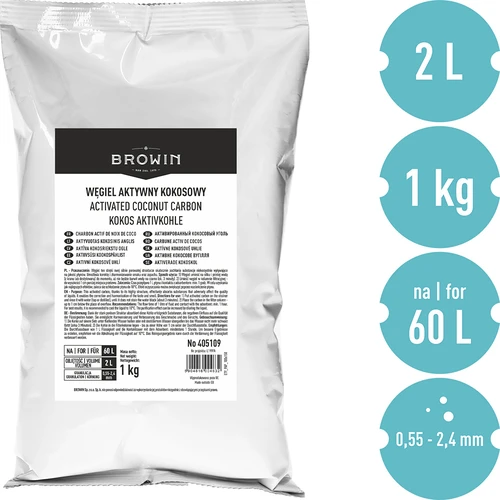 Kookospähkinäaktiivihiili 1 kg - 2