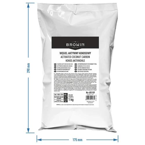 Kookospähkinäaktiivihiili 1 kg - 6