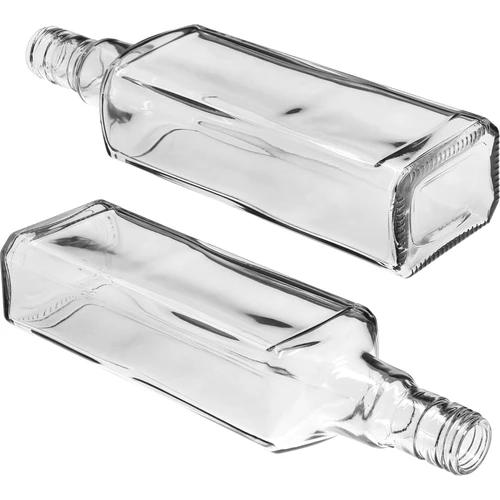 Koristepullo TYNKTURA 0,5 l, pitkä musta kierrekorkki fi 28 mm, 1 kpl - 4