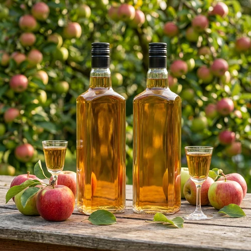 Koristepullo TYNKTURA 0,5 l, pitkä musta kierrekorkki fi 28 mm, 1 kpl - 8