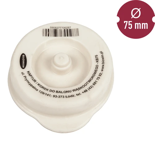 Korkki / hattu kapeakaulaisille ilmapalloille fi 75 mm - 2