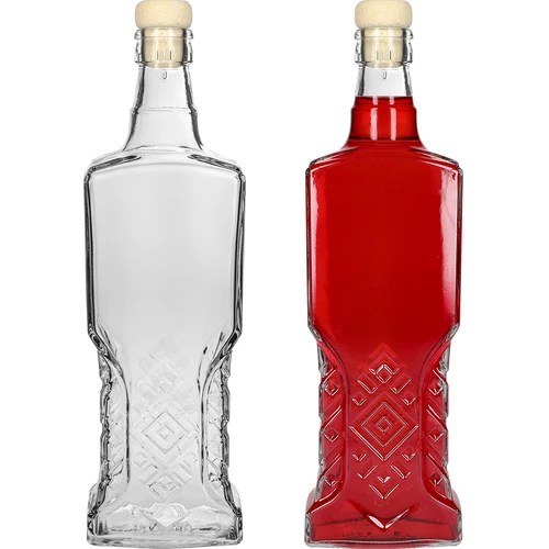 Kredens-pullo 0,5 L korkilla - 4