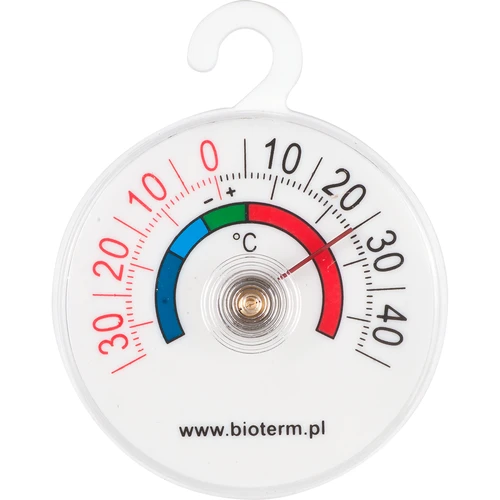 Lämpömittari jääkaappeihin ja pakastimiin (-35°C - +45°C) Ø 5cm  - 1 