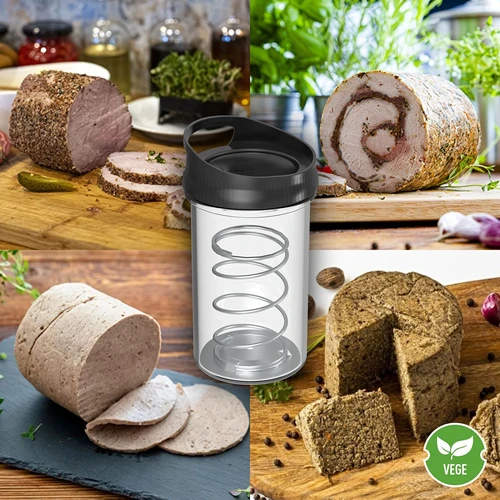 Lasinen kinkku- ja leikkelemuotti 450 g - 14