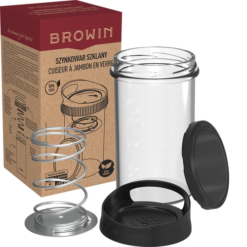 Lasinen kinkku- ja leikkelemuotti 450 g - 7