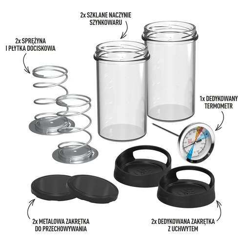 Lasinen kinkunkeitin – DUO-setti, 2 x 450 g - 2