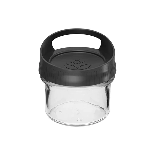 Lasinen säiliö 235 ml, ripustettavalla kannella  - 1 