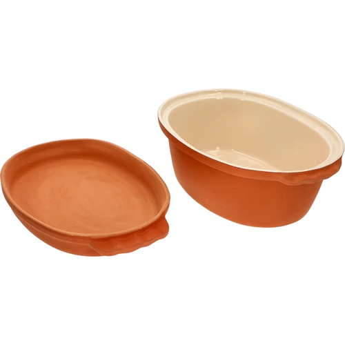 Lasitettu roomalainen pata 4,5 L (meanderit) - 5