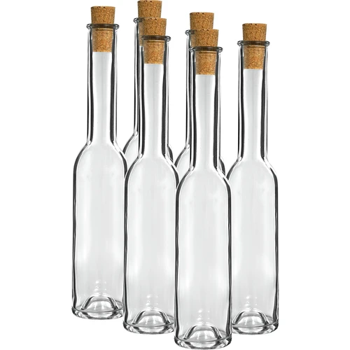 Likööripullo 200 ml 6 kpl + 6 korkkia 23/18  - 1 