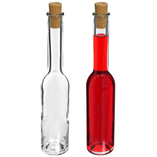Likööripullo 200 ml 6 kpl + 6 korkkia 23/18 - 6