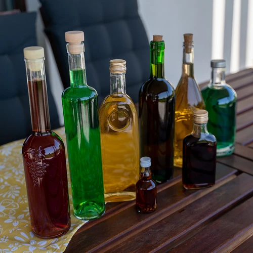 Likööripullo taskumatti kierrekorkilla 200 ml 10 kpl - 11