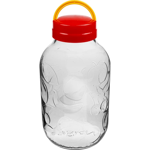 Likööripurkki 5L ja kansi kahvalla  - 1 