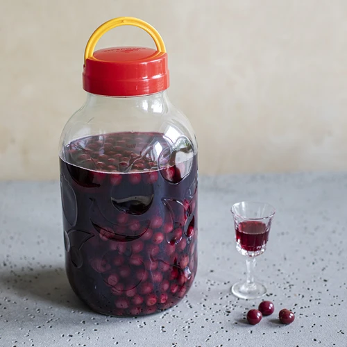 Likööripurkki 5L ja kansi kahvalla - 6