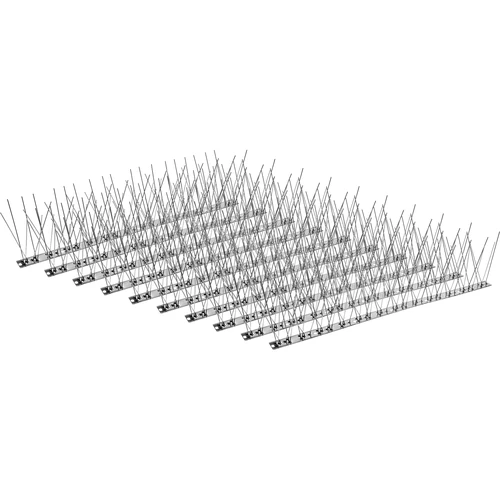 Lintupiikit, metallilistalla, 10 kpl - 2