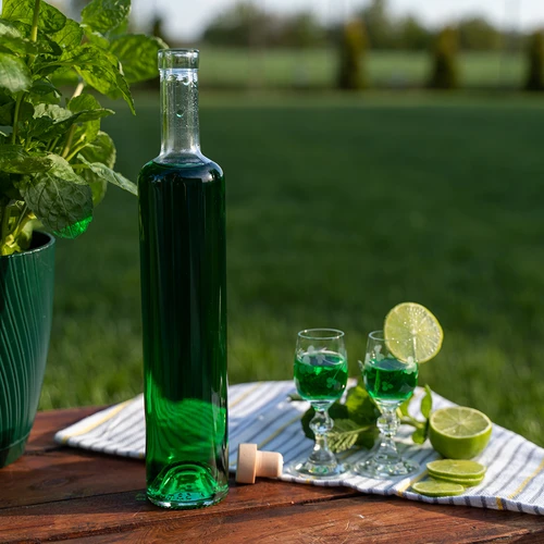 Marina-pullo korkilla, valkoinen 0,5 L - 5