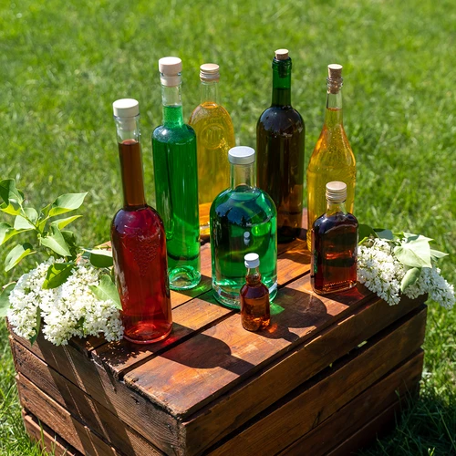 Marina-pullo korkilla, valkoinen 0,5 L - 7
