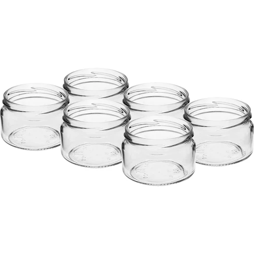Matalapurkki 200ml - kultaisella kannella fi 82/6, 6kpl. - 4
