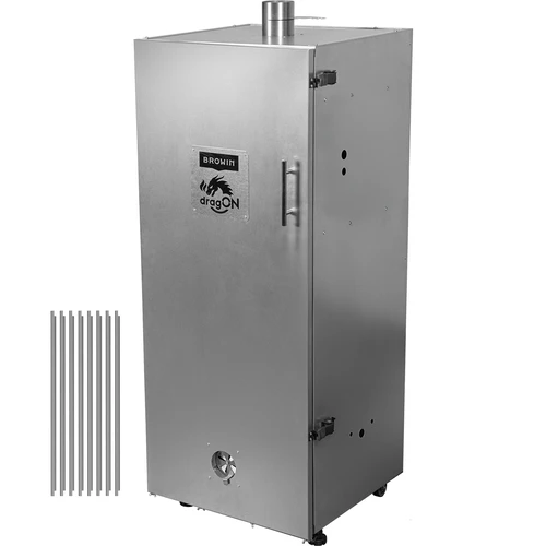 Metallinen savustuskammio 250 l, pyörillä