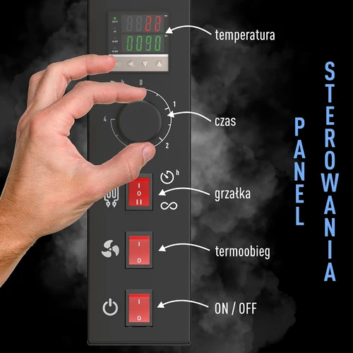 Moduulisarja digitaalisella termostaatilla - dragON 2,7 kW, puutarhasavustimille - 6