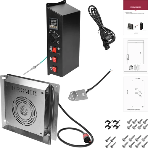 Moduulisarja digitaalisella termostaatilla - dragON 2,7 kW, puutarhasavustimille - 2