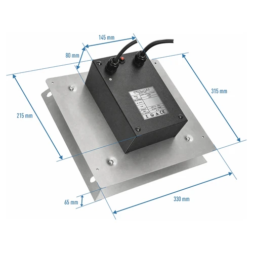 Moduulisarja digitaalisella termostaatilla - dragON 2,7 kW, puutarhasavustimille - 9