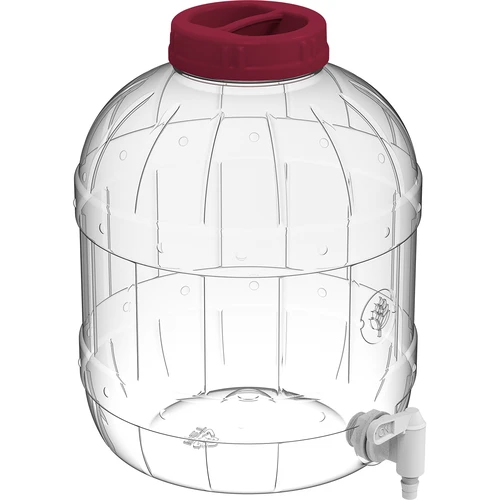 Monikäyttöinen purkki hanalla 10L - 2
