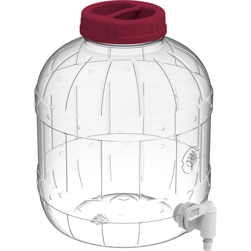 Monikäyttöinen purkki hanalla 8L - 2