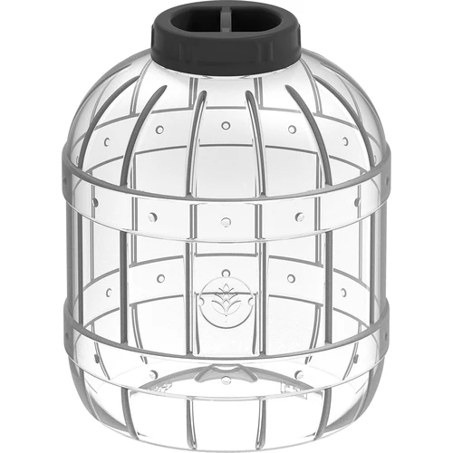 Monikäyttöinen säiliö 10L mustalla kierrekannella  - 1 