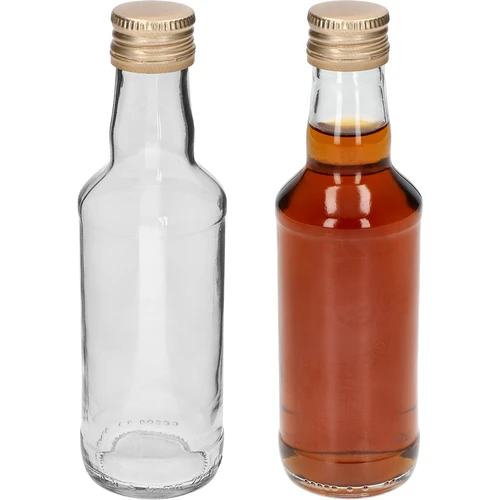 200 ml klassinen viinapullo, kultainen kierrekorkki Ø 28 mm, 1 kpl - 3