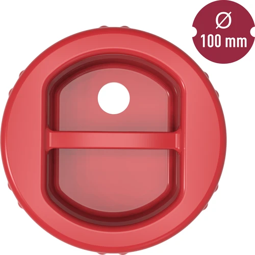 Muovikorkki fi 100 twist-off reiällä ja korkilla - 3