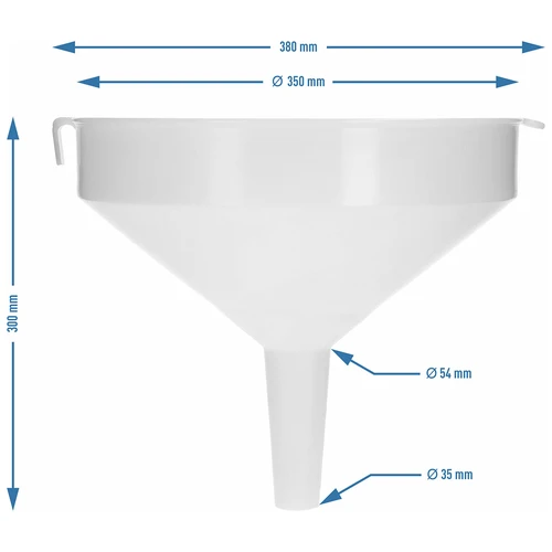 Muovisuppilo fi 35 cm - 5