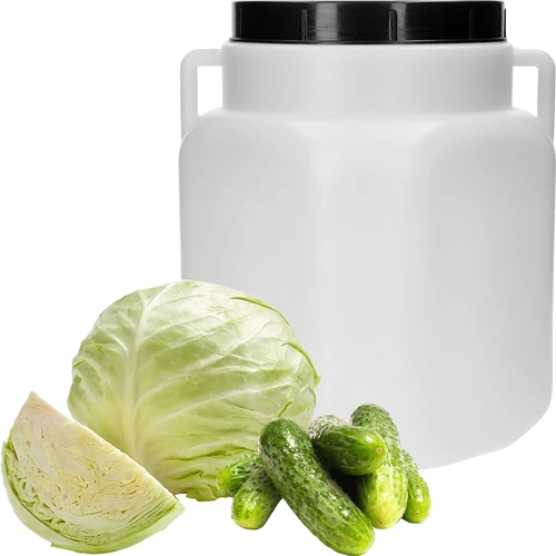 Neliöastia 20 L, valkoinen, kahvoilla, Sterk - 3