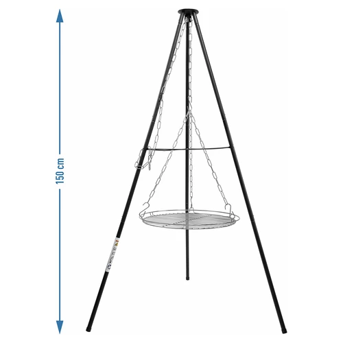 Nuotiokolmijalka ritilällä, 150 cm - 5