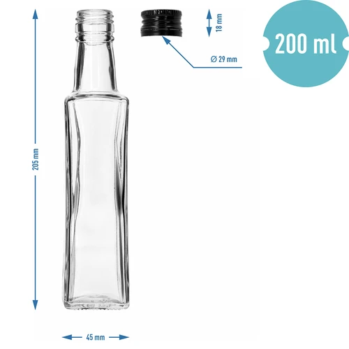 Olimp 200 ml -pullo kierrekorkilla, 1 kpl - 8