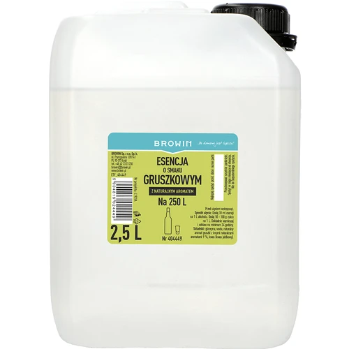 Päärynänmakuinen esanssi, luonnollisella aromilla, 2,5L  - 1 