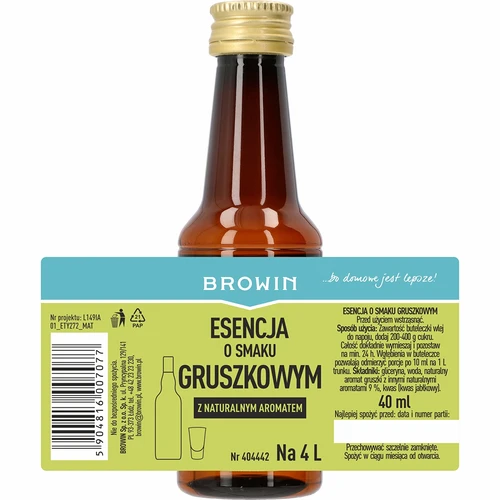 Päärynänmakuinen esanssi – päärynäliköörin makutiiviste 40 ml - 4