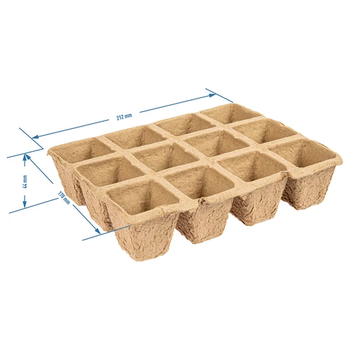 Paperiruukut 4,5 x 5 x 4,5, setti 5 kpl. - 4