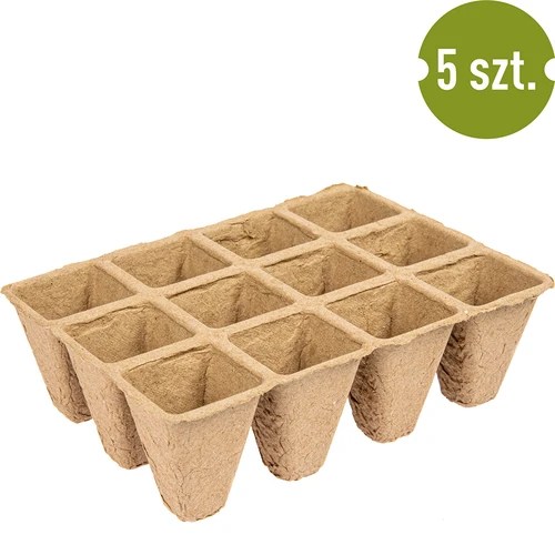 Paperiruukut 4 x 4 x 4,5, setti 5 kpl. - 3